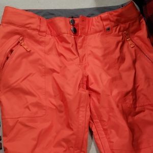Wemons M Burton orange snowboarding pants